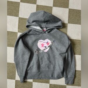 NWOT epic Threads girls flip sequin hoodie size small